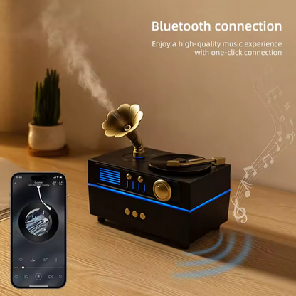 Humidificador Vintage LED & Bluetooth