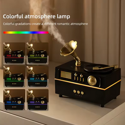 Humidificador Vintage LED & Bluetooth
