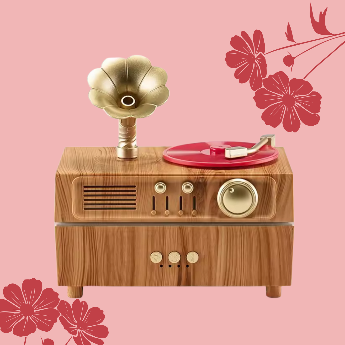 Humidificador Vintage LED & Bluetooth
