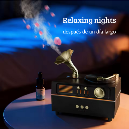 Humidificador Vintage LED & Bluetooth